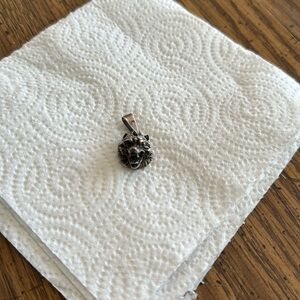 Sterling Silver Wolf Necklace Pendant